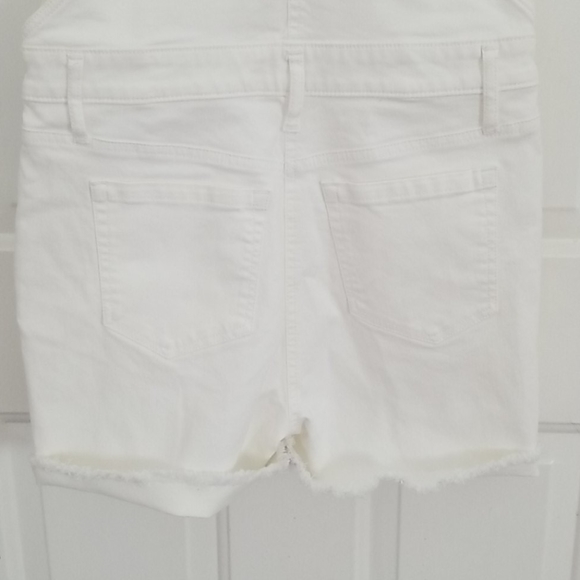 LOFT White Denim Overalls - NWT - Picture 4 of 13